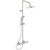 Ideal Standard Ceratherm T25 exposed thermostatic shower system with Idealrain 200mm round rainshowe (A7209AA) - thumbnail image 1