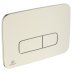 Ideal Standard Oleas M3 Mechanical Dual Flush Plate - Silver Storm (R0459GN) - thumbnail image 1