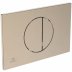 Ideal Standard Oleas M5 Mechanical Dual Flush Plate - Brushed Bronze (R0503J6) - thumbnail image 1