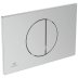 Ideal Standard Oleas M5 Mechanical Dual Flush Plate - Chrome (R0503AA) - thumbnail image 1