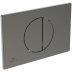 Ideal Standard Oleas M5 Mechanical Dual Flush Plate - Magnetic Grey (R0503A5) - thumbnail image 1