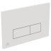 Ideal Standard Oleas O2 Pneumatic Dual Flush Plate - White (R0119AC) - thumbnail image 1