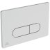 Ideal Standard Oleas P1 Pneumatic Dual Flush Plate - Matt Chrome (R0116JG) - thumbnail image 1