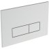 Ideal Standard Oleas P2 Pneumatic Dual Flush Plate - Chrome (R0512AA) - thumbnail image 1
