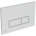 Ideal Standard Oleas P2 Pneumatic Dual Flush Plate - Matt Chrome (R0119JG) - thumbnail image 1