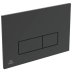 Ideal Standard Oleas P2 Pneumatic Dual Flush Plate - Silk Black (R0119A6) - thumbnail image 1
