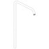 Ideal Standard Shower Riser Rail 1000mm - Chrome (A861330AA) - thumbnail image 1