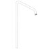 Ideal Standard Shower Riser Rail 110mm - Chrome (A861377AA) - thumbnail image 1