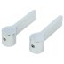 Ideal Standard Silver Deck Mounted Lever Pack - Chrome (E960052AA) - thumbnail image 1