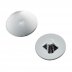 Ideal Standard Tempo seat and cover hinge cover caps - pair - chrome (EV408AA) - thumbnail image 1