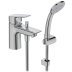 Ideal Standard Tesi single lever one hole bath shower mixer with shower set (B1957AA) - thumbnail image 1