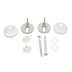 iflo Cascada Toilet Seat Hinge Set (485368) - thumbnail image 1