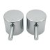 iflo Kea/Kisdon Handles (Pair) - Chrome (485543) - thumbnail image 1