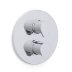 Inta Enzo Concealed Dual Outlet Thermostatic Mixer Shower Valve Only - Chrome (EN80010CP) - thumbnail image 1