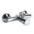 Inta Exposed Thermostatic Timed Flow Non-Concussive Mixer Shower with Temperature Adjustment (NC252CP) - thumbnail image 1