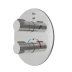 Inta Puro Concealed Thermostatic Dual Mixer Shower Valve Only - Chrome (PU80010CP) - thumbnail image 1