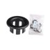 Inventive Creations Basin Overflow Cover Inserts - Black (OF6-BLK) - thumbnail image 1