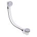 Inventive Creations Bath Pop Up Waste Mushroom Type Plug Metal Overflow Cover Stainless Steel (BPUW2) - thumbnail image 1