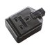 Masterplug 1 Gang Black Heavy Duty Trailing Socket Fused With Indicator (ELS13B-01) - thumbnail image 1