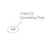 Mira ceiling concealing plate (1799.015) - thumbnail image 1