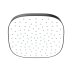 Mira Crisp 25cm Deluge Shower Head - Matt Black (36319W-BL) - thumbnail image 1
