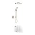 Mira Evoco Triple Outlet Thermostatic Mixer Shower (With HydroGlo) - Brushed Nickel (1.1967.011) - thumbnail image 1