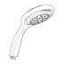 Mira 360r shower head - white (1688.203) - thumbnail image 1