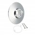 Mira Discovery concealing plate assembly - Chrome (1595.044) - thumbnail image 1