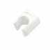 Mira shower head holder end - white (288.56) - thumbnail image 1
