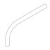 Mira wall mounted shower arm - chrome (349.98) - thumbnail image 1
