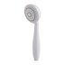 MX Lunar single spray shower head - white (HCC) - thumbnail image 1