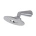 MX Polo single spray fixed overhead shower head with brass arm - chrome (RFB) - thumbnail image 1