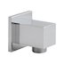 MX square brass wall outlet - chrome (HJ8) - thumbnail image 1