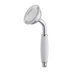 MX Traditional single spray shower head - white/chrome (RPF) - thumbnail image 1