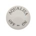 Aqualisa On/off badge - Ceramic (166603) - thumbnail image 1