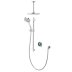 Aqualisa Optic Q Smart Shower Concealed with Adjustable and Ceiling Fixed Head - HP/Combi (OPQ.A1.BV.DVFC.23) - thumbnail image 1