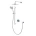 Aqualisa Optic Q Smart Shower Concealed with Adjustable and Wall Fixed Head - HP/Combi (OPQ.A1.BV.DVFW.23) - thumbnail image 1