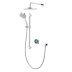 Aqualisa Optic Q Smart Shower Concealed with Adjustable and Wall Fixed Head - HP/Combi (OPQ.A1.BV.DVFW.23) - thumbnail image 1