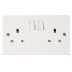 Polar 13A 2 Gang Dp Switched Socket (PRW036) - thumbnail image 1