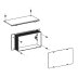 Protection Box / Tile Guide for 820/980mm (from Jan2016) Cistern/Frame (ABSP-20-0084) - thumbnail image 1