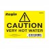 Regin 'Caution - Very Hot Water' stickers (pack of 8) (REGP34) - thumbnail image 1