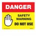 Regin 'Danger - Do Not Use' stickers (pack of 8) (REGP36) - thumbnail image 1