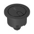 Roca 48mm Push Button to Suit Cistern Lid Hole of 38mm - Matt Black (AH00188NBR) - thumbnail image 1
