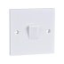 Schneider Electric Exclusive 2 Way Plate Switch - 1 Gang 10AX -White (GSW1G2W) - thumbnail image 1