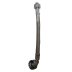 Slimline Cistern Fill Hose 3/8" straight to 1/2" angled for external 1/2" brass connection (ABSP-20-0048) - thumbnail image 1
