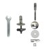 Slimline Seat Fixing Post Set - C0102G (ABSP-40-C0102G) - thumbnail image 1
