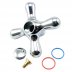 Trevi Traditional volume handle pack - chrome (N059123AA) - thumbnail image 1