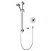 Triton Elina Built-In Concentric Type 3 TMV Mixer Shower With Grab Rail Riser - Chrome (ELICMINCBT) - thumbnail image 1