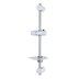 Triton Lewis riser rail kit - white/chrome (TSKLEWWC) - thumbnail image 1