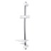 Triton Lucas Curved Shower Riser Rail - Chrome/White (TSKLUCAWC) - thumbnail image 1